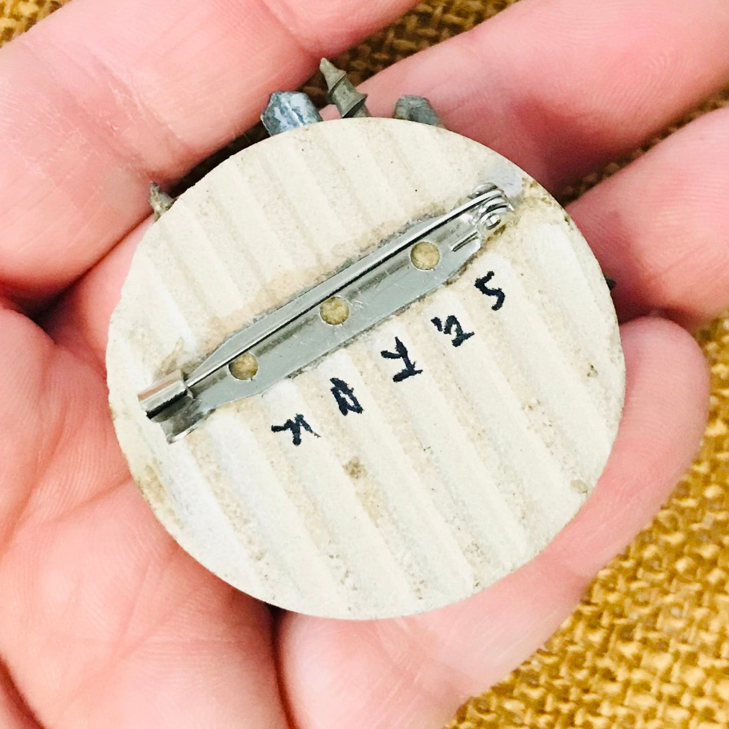 Found Object Brooch - Teeny Tiny City 4
