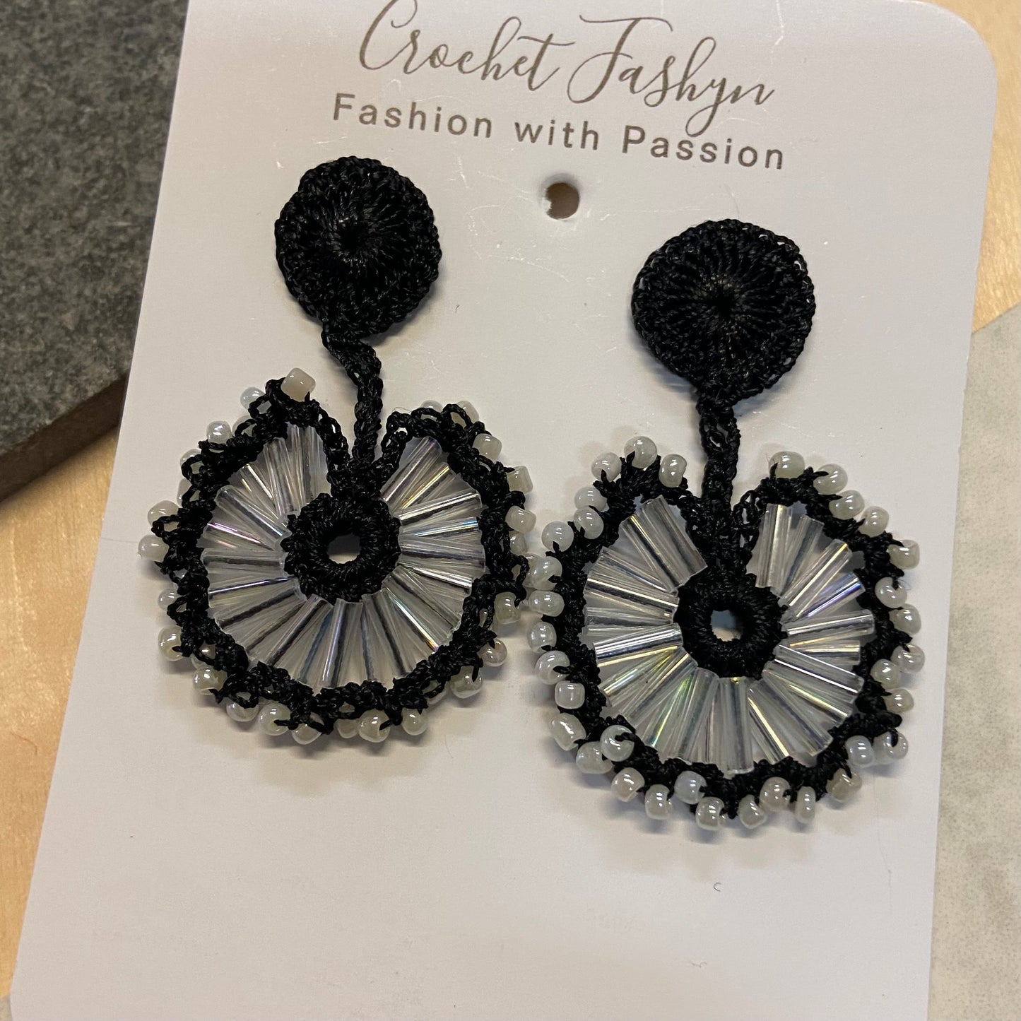 Handcrafted Crochet Earrings - Bead Range