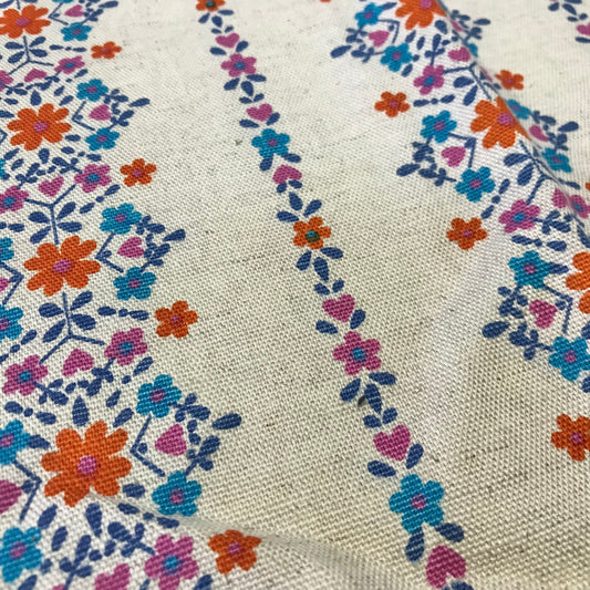 Custom Lamp Shade only - Vintage Spring Flower  Runner