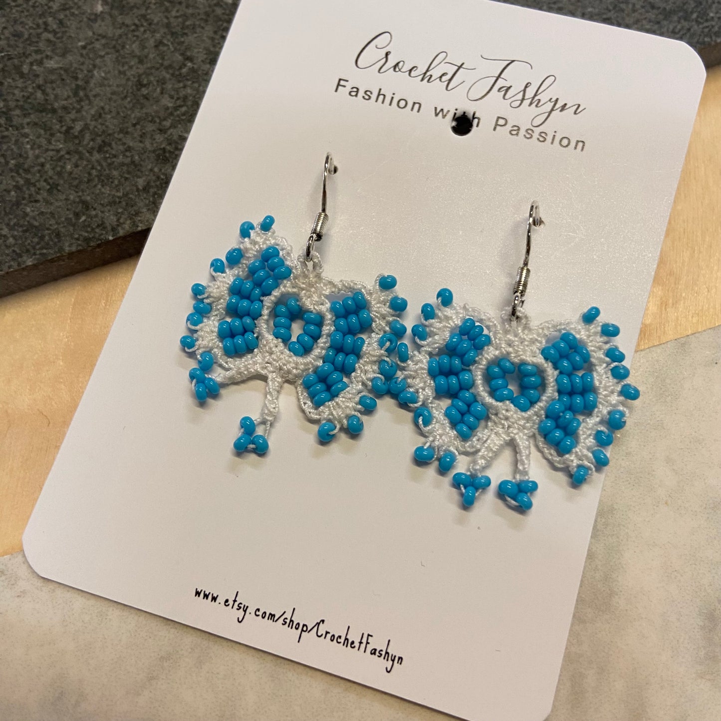 Handcrafted Crochet Earrings - Bead Range