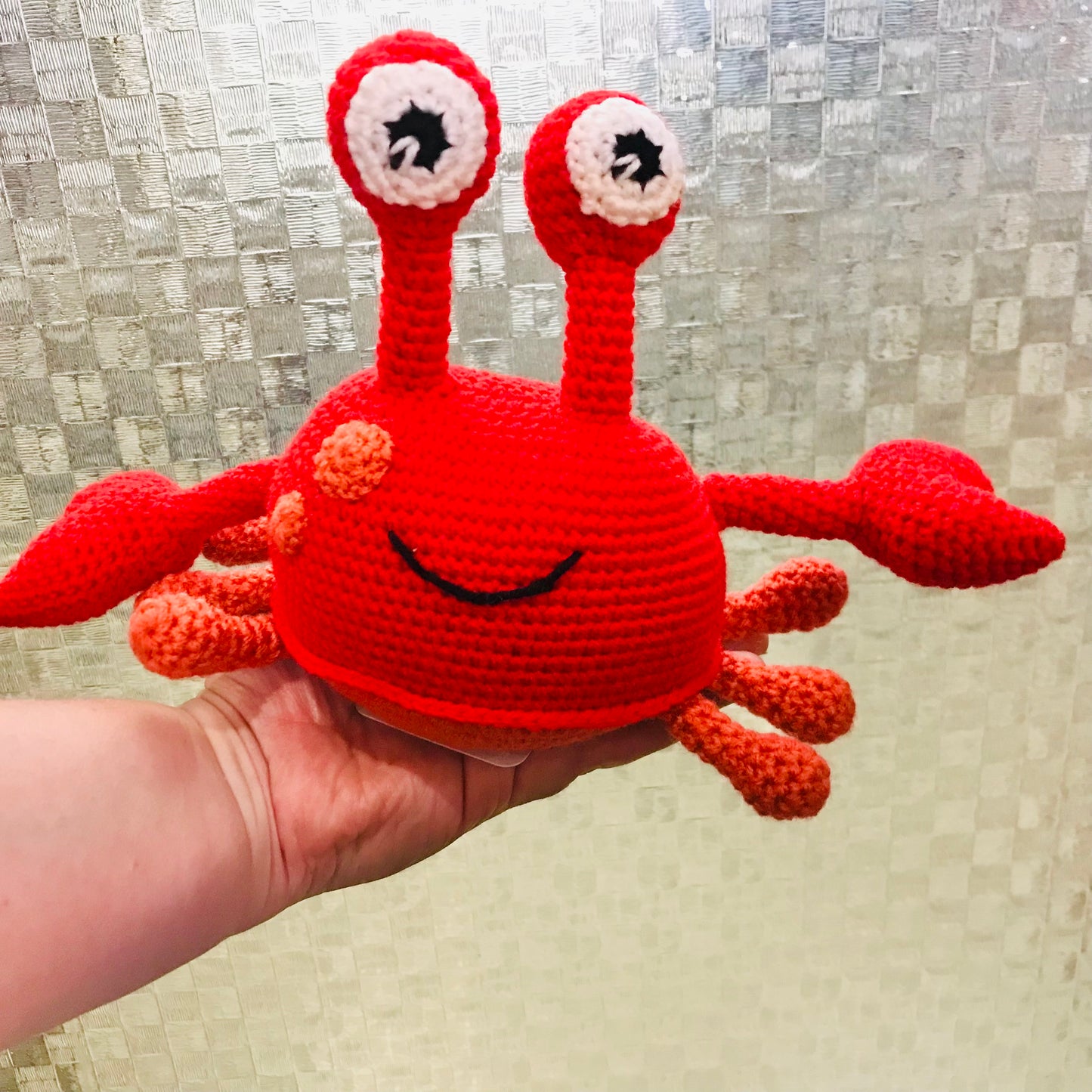Crab Crochet Toy