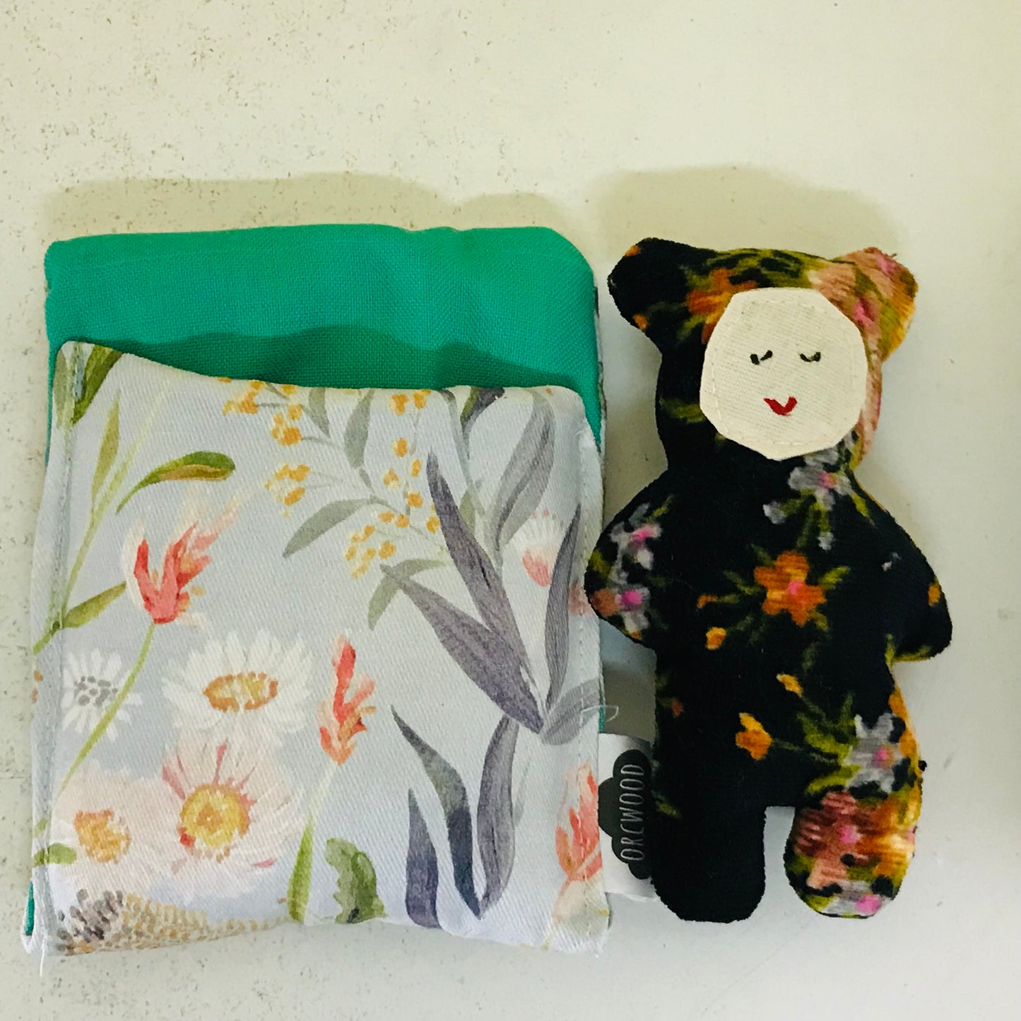 Handmade OOAK Mini Sleepy Bear with Sleeping Bag