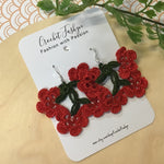 Handcrafted Crochet Earrings - Bunch of Flowers