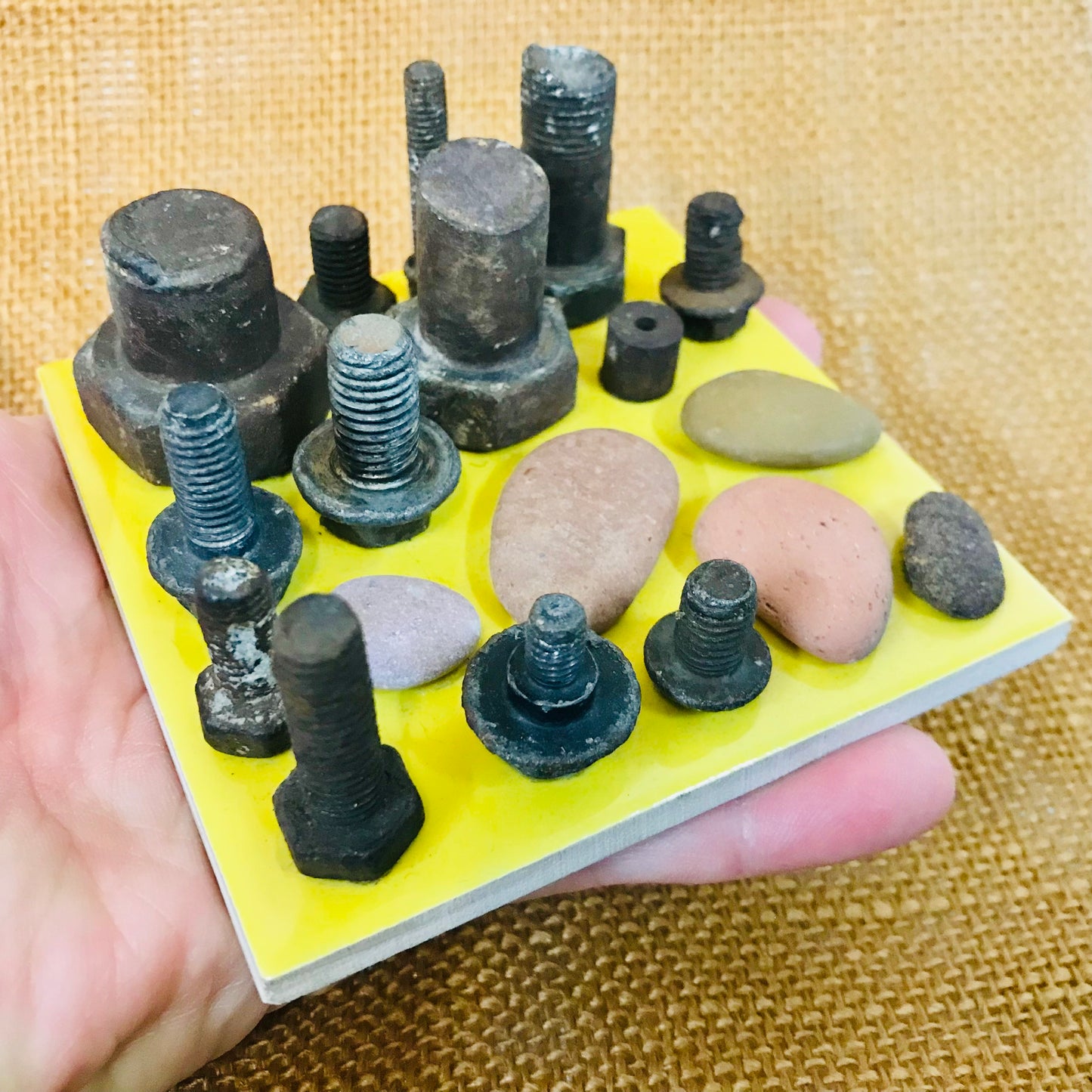 Found Object Sculpture - City by the Sea of Stones 1