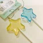 Star Lollypop Hoop Earrings