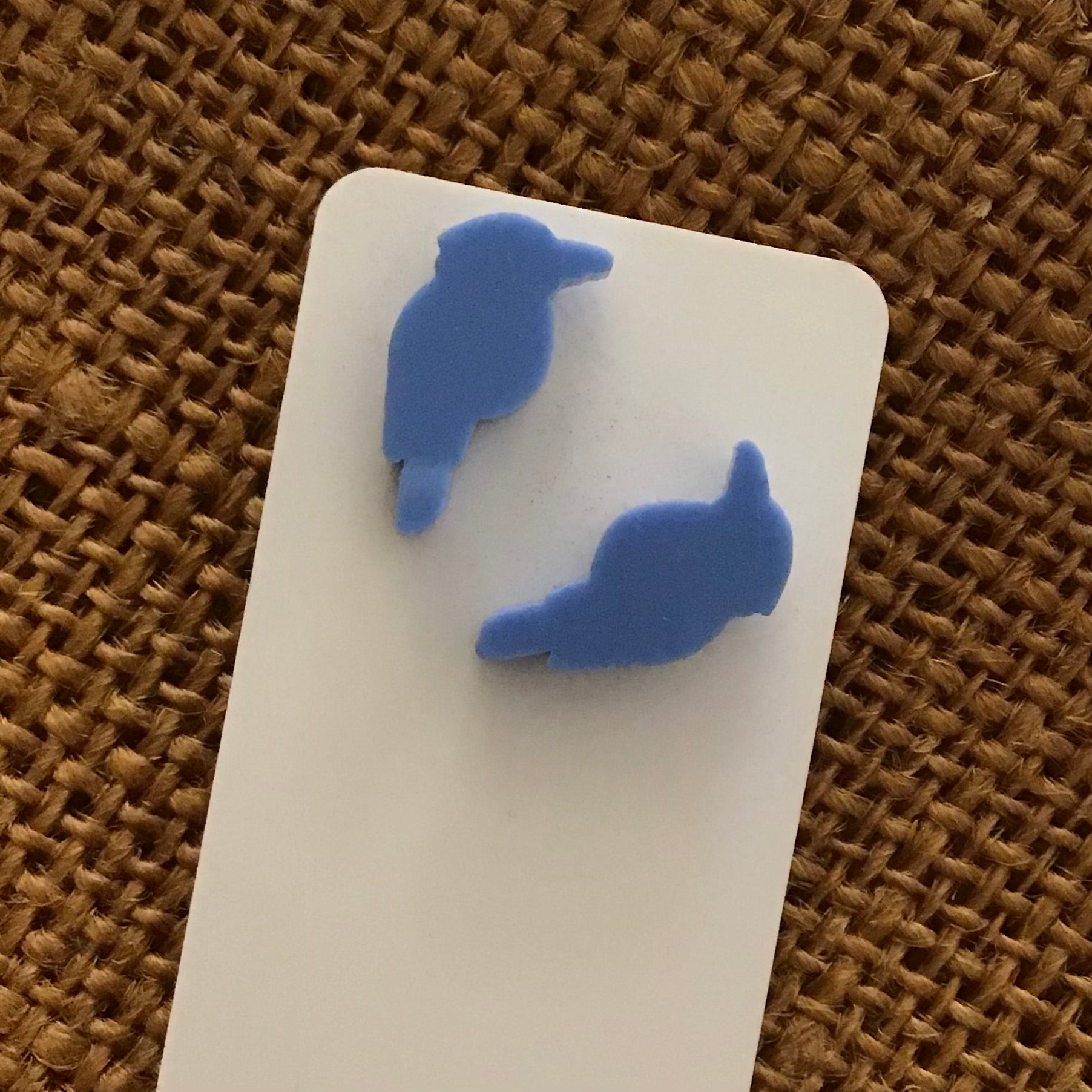Novelty Studs Earrings - Graphic Acrylic