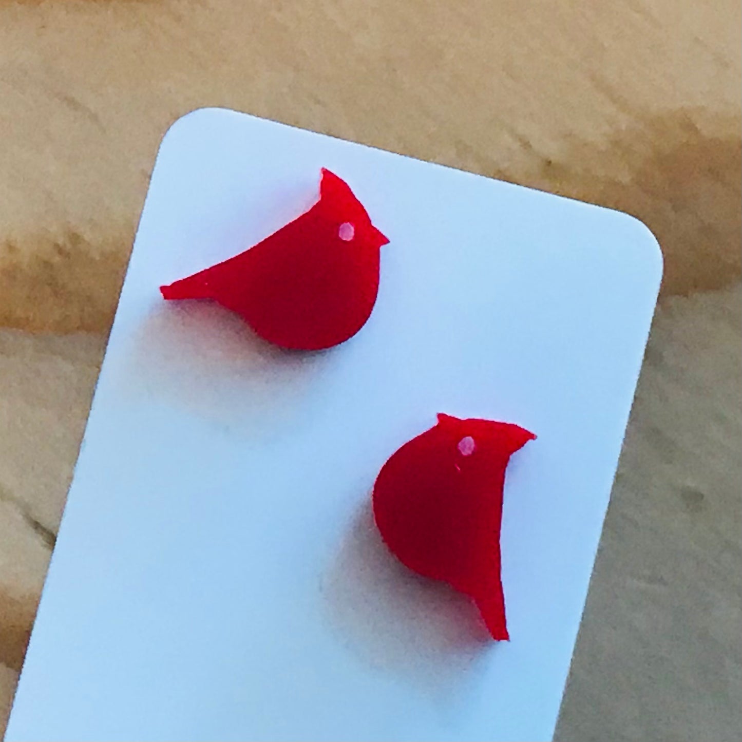 Novelty Studs Earrings - Graphic Acrylic