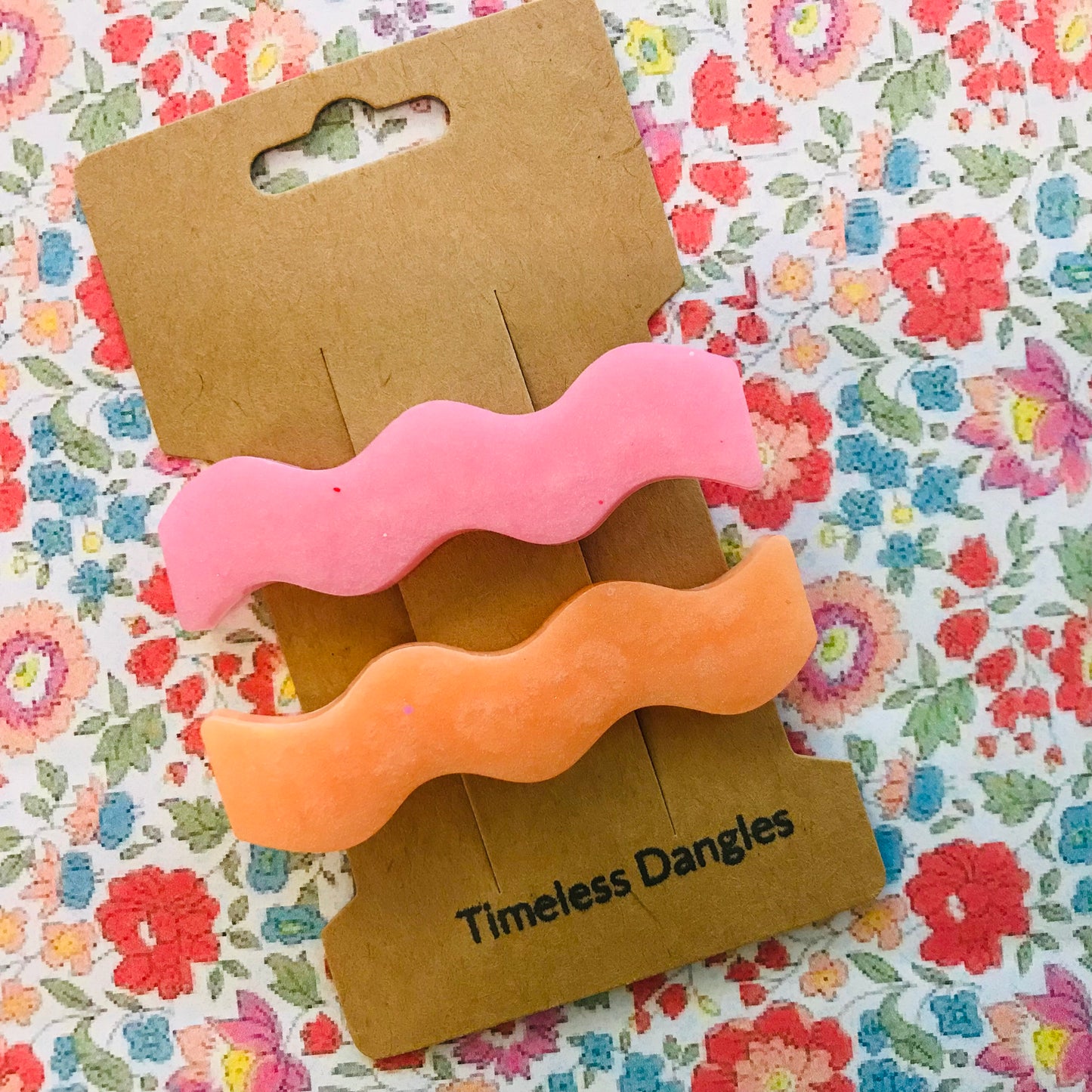 Resin Sparkle Hair Clips - Set of 2