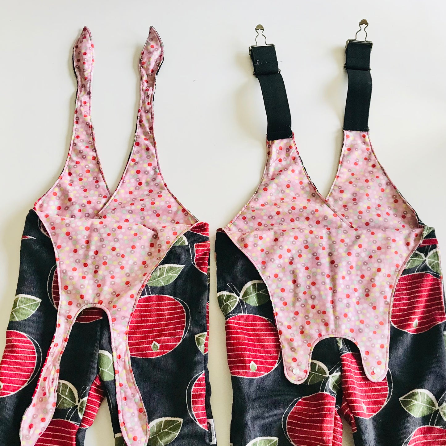 Kids Overalls Dungarees - Apples