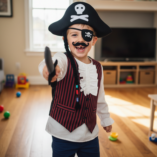 Young Pirate Dress-Up Costume Set