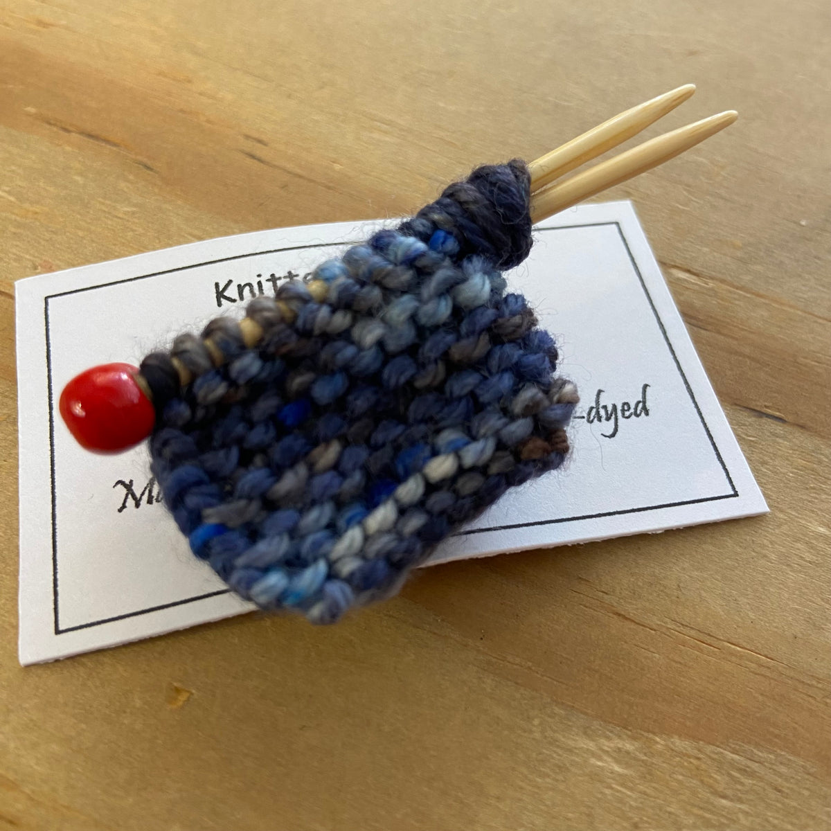 Handcrafted Knitter's Brooch