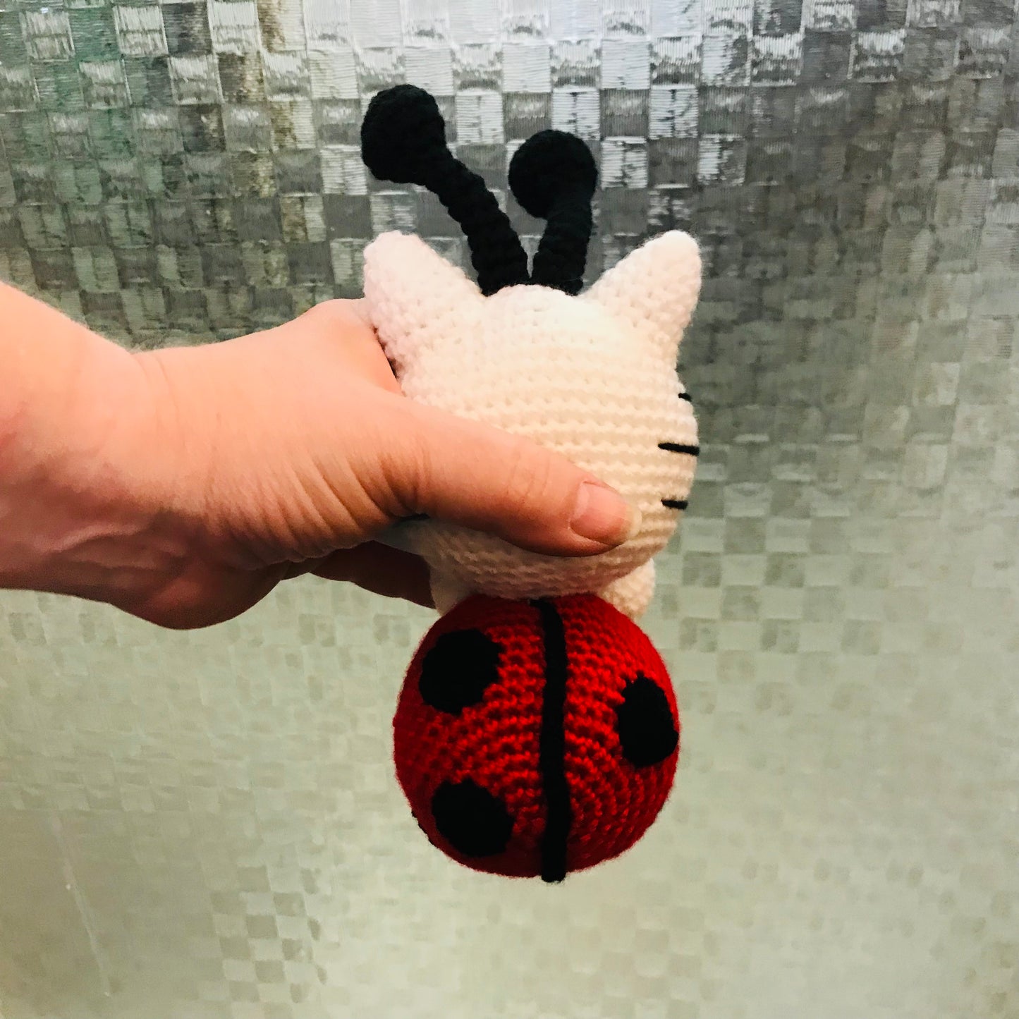 Lady Bird Kitty Crochet Toy