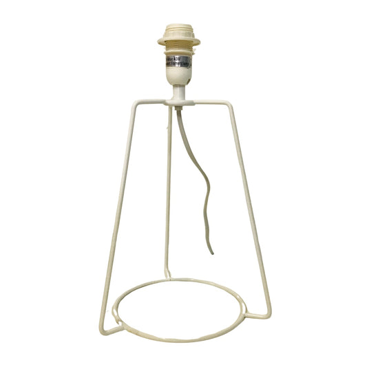 Lamp Base Only - White Wire Tripod Table Lamp