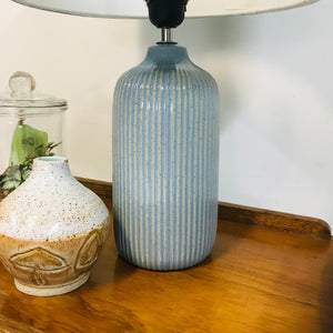 Aquamarine Sunrise Watercolour Ceramic Table Lamp