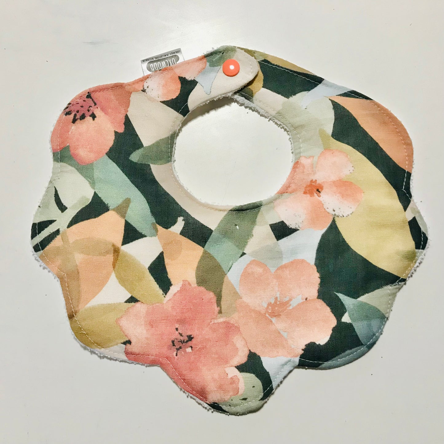 Bibs - Handmade Scalloped baby and toddler bib