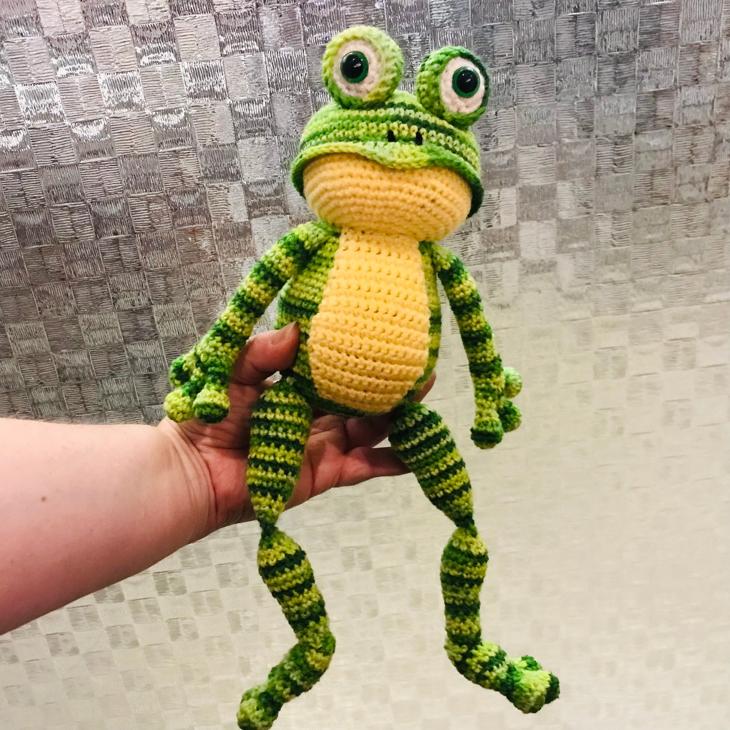 Frog Crochet Toy