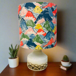 Custom Lamp Shade only - Japanese Mountains