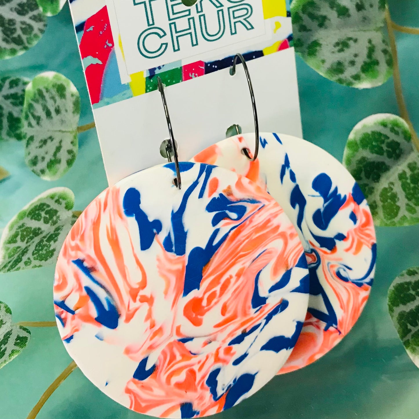 Polymer Clay Earrings - Spheres