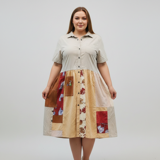 Scarecrow Dress - Fawn