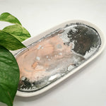 Alcohol Ink Detail Porcelain Oval Tray