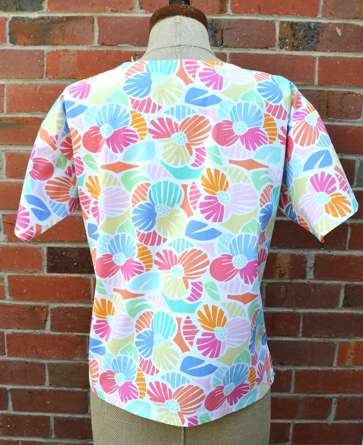 Women's Handmade Exeter Top - Candy Floral