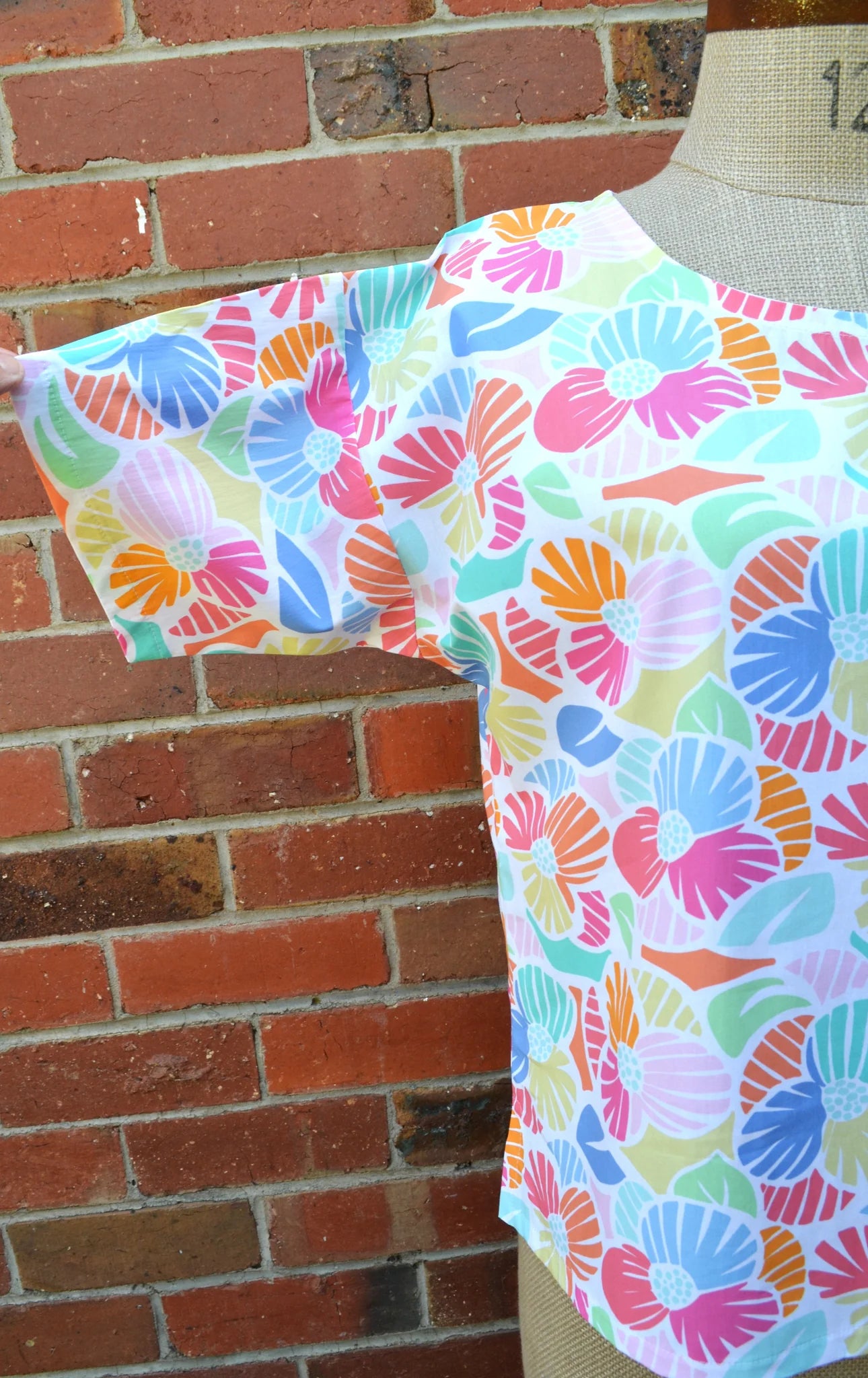 Women's Handmade Exeter Top - Candy Floral