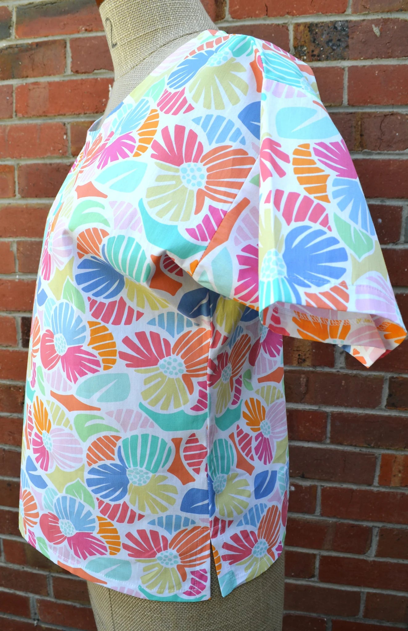 Women's Handmade Exeter Top - Candy Floral