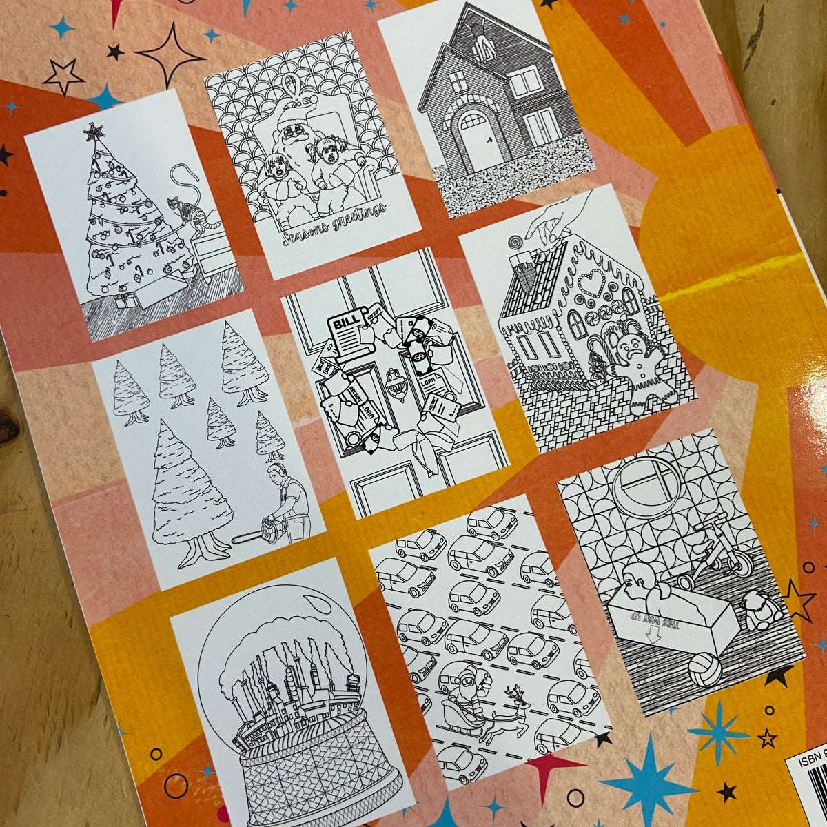 Adult Colouring Book - Crappy Christmas