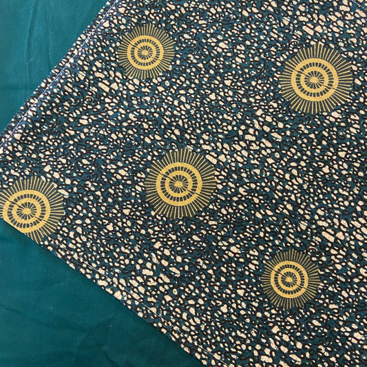 Reversible Placemats - Warm Spirals with Forest Reverse (set of 4)