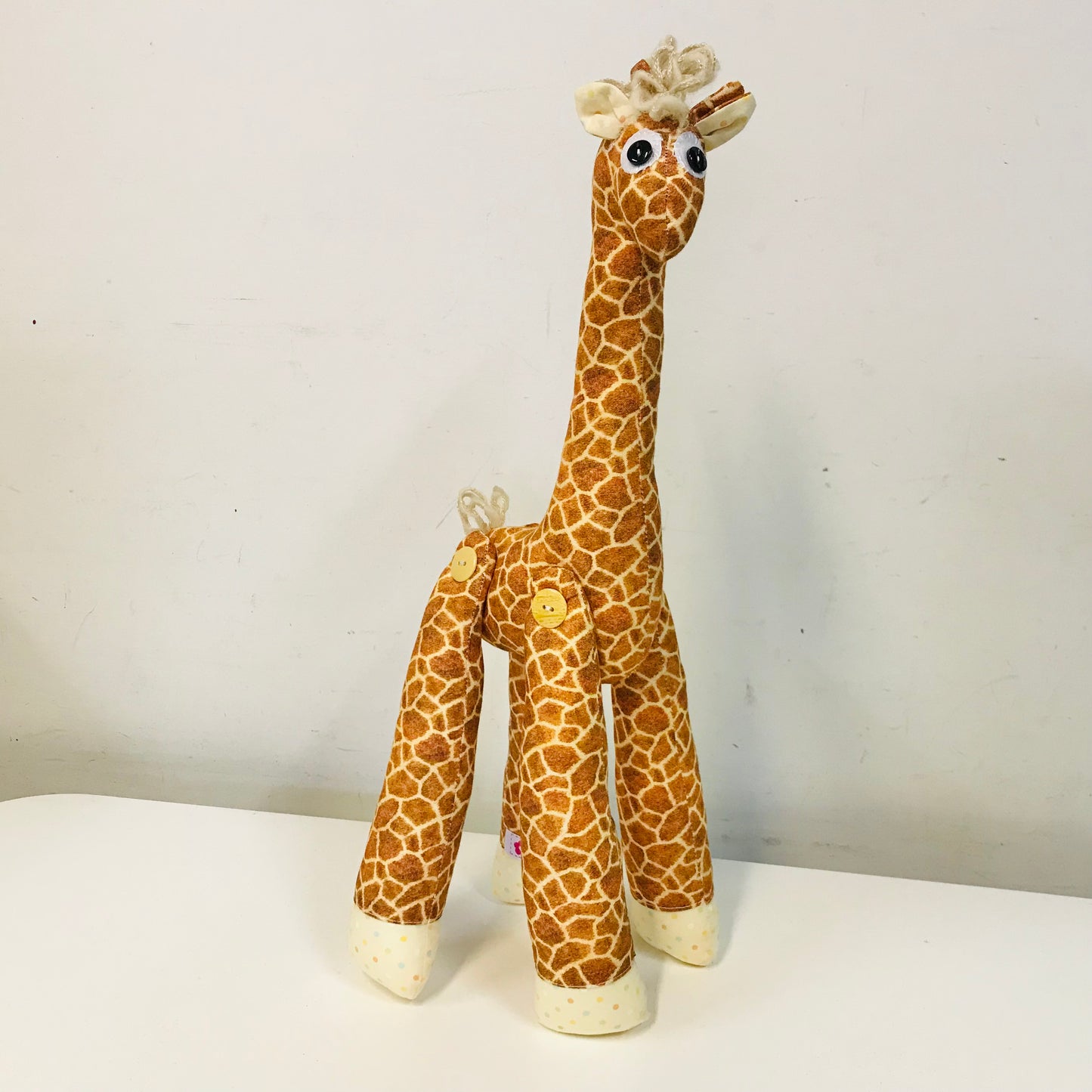 Handmade Soft Toy Standing Giraffe