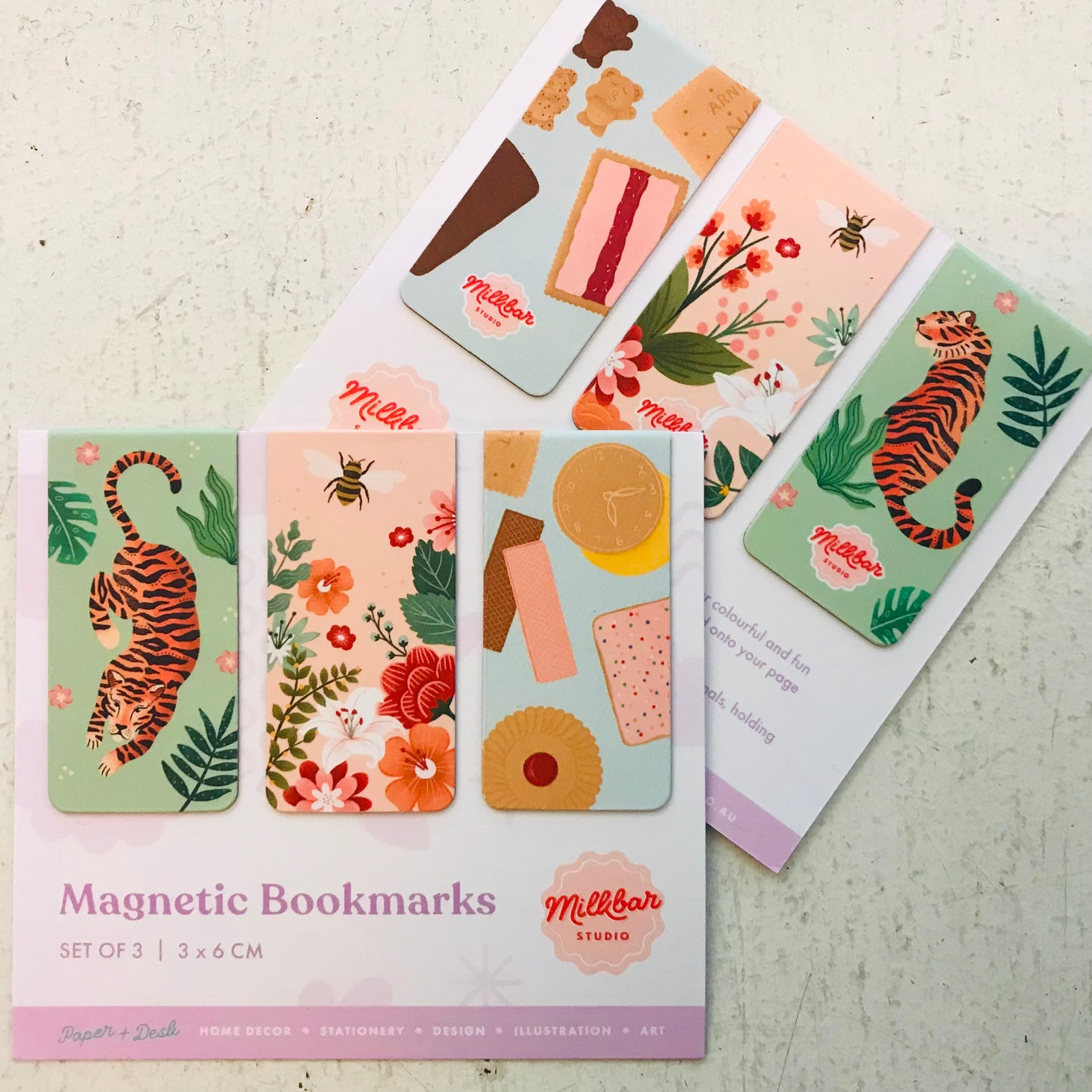Illustrated Magnetic Bookmark