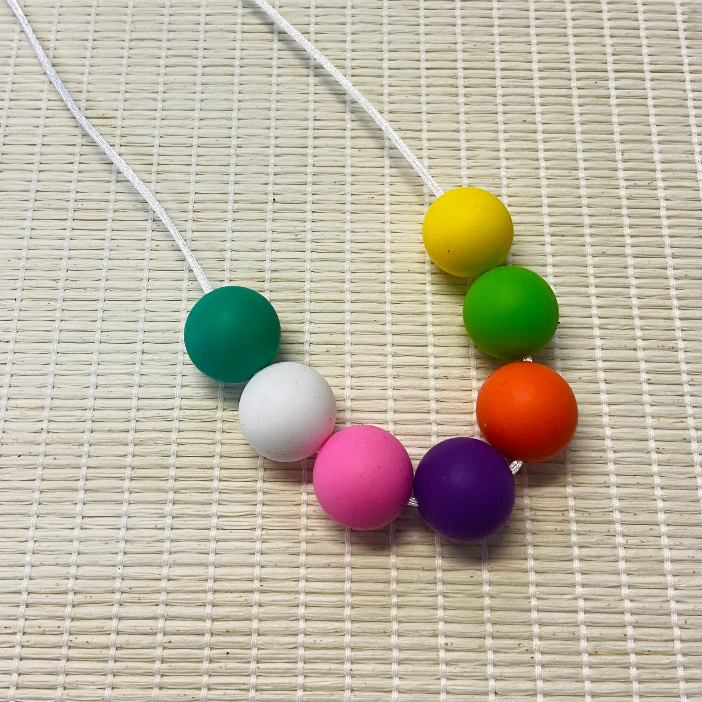 Silicone Necklaces (round beads)
