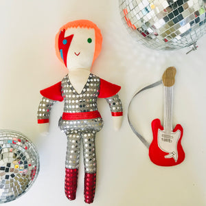 David Bowie Ziggy Stardust Cloth Doll