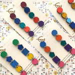 Handpainted Laser Cut earrings - Jewel Drop Range