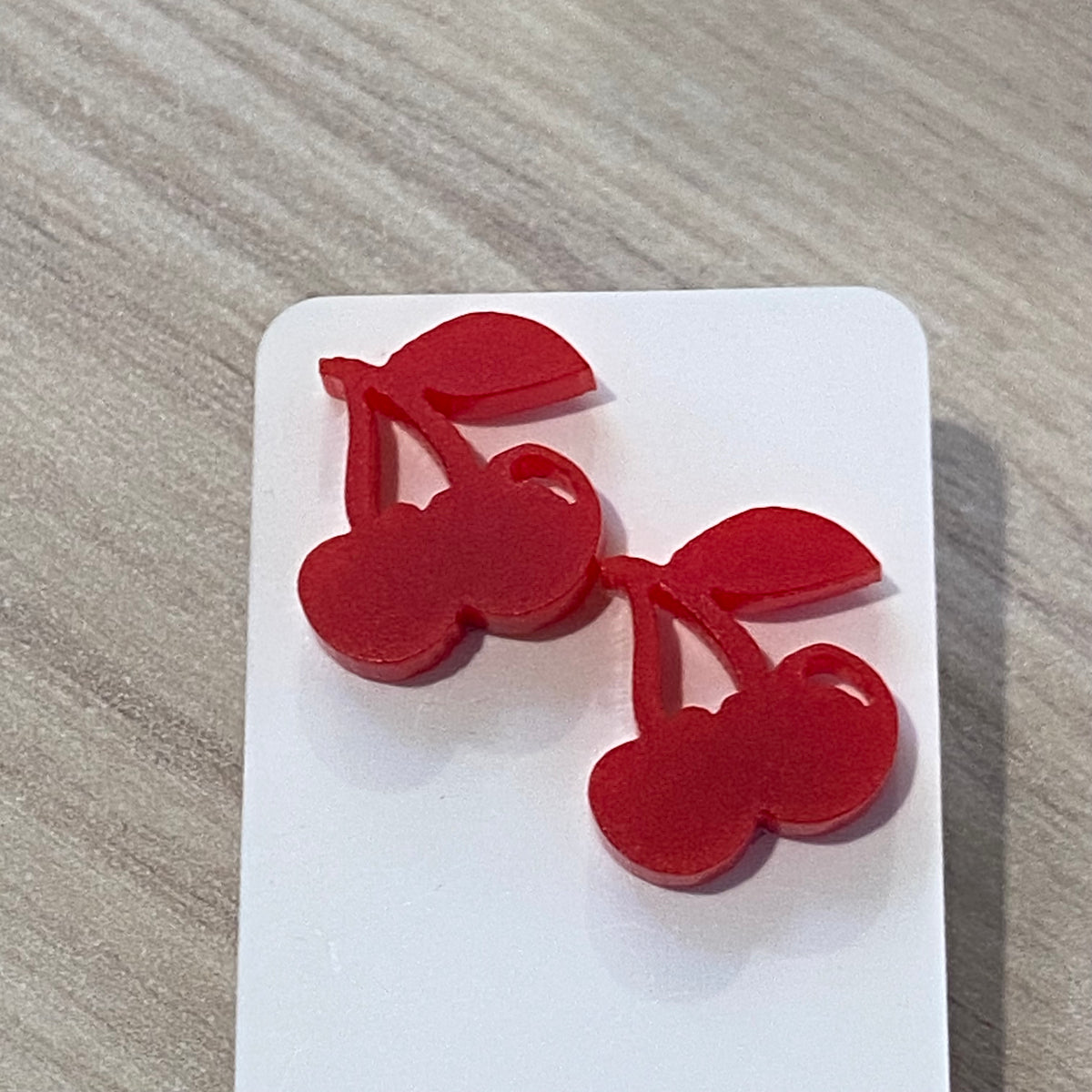 Novelty Studs Earrings - Graphic Acrylic