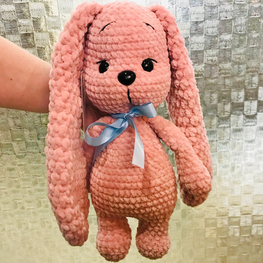 Standing Bunny Crochet Toy