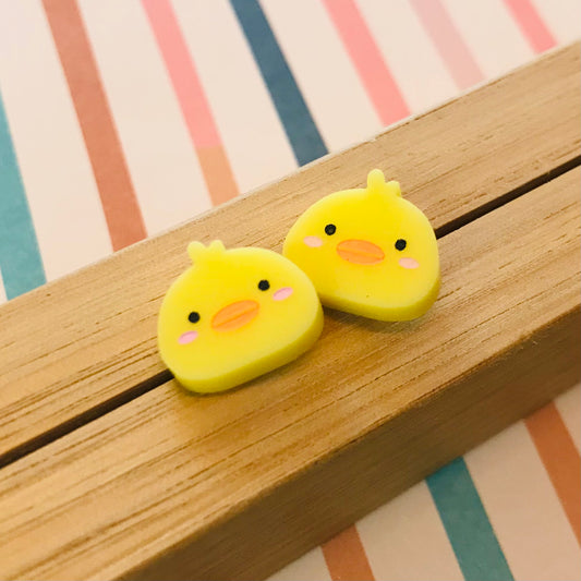 Chicken Laser Cut Stud Earrings
