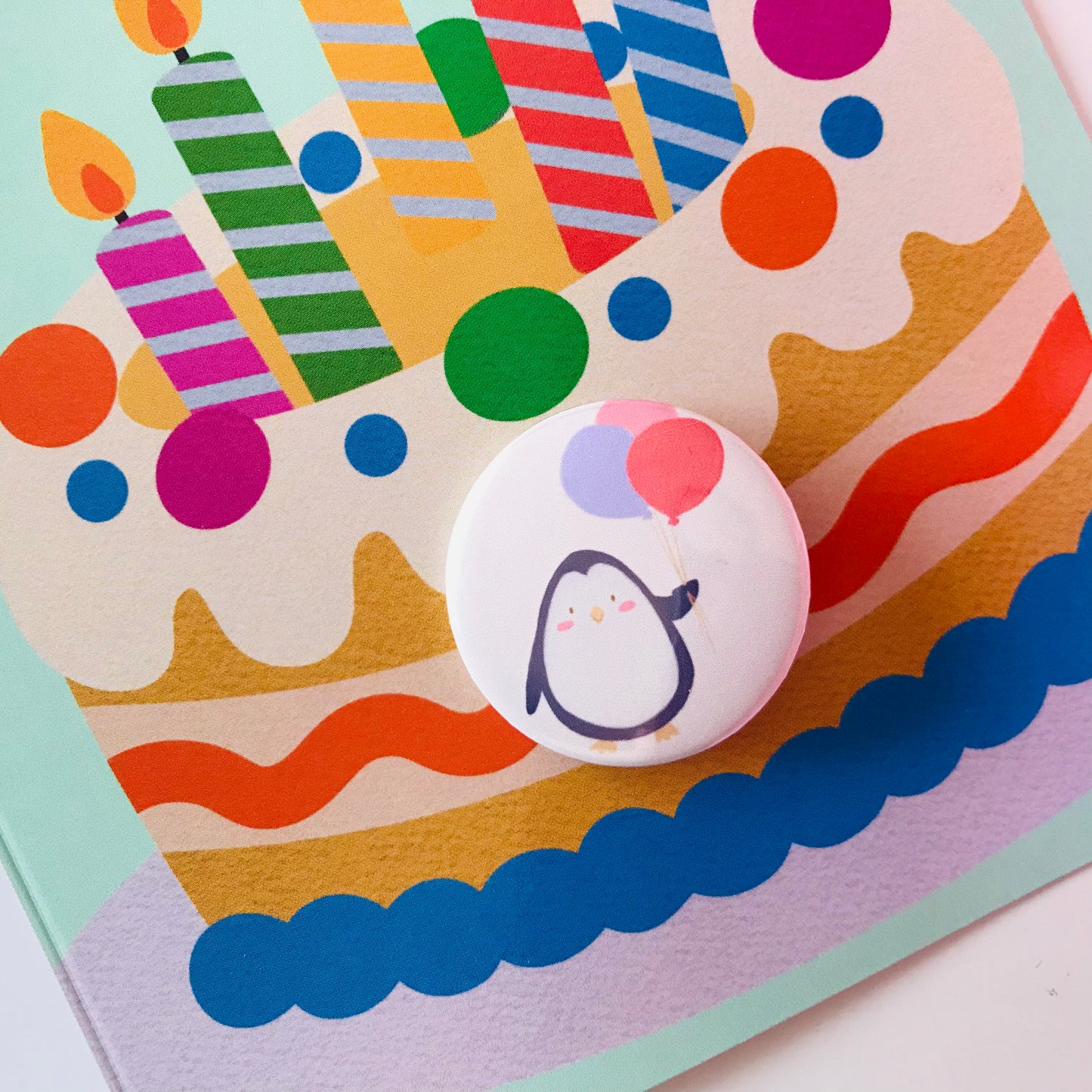 Badge Pin Birthday Cards