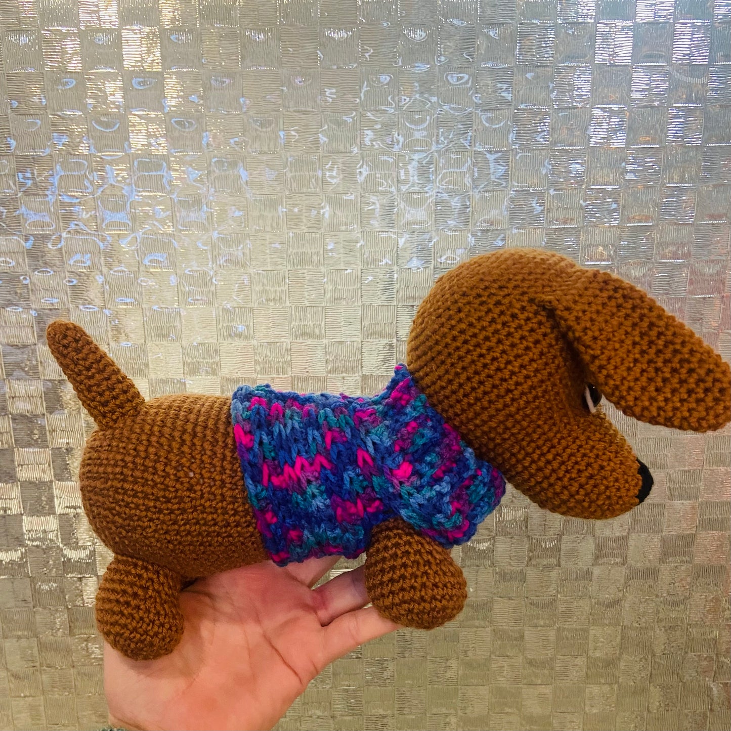 Dachshund Crochet Toy