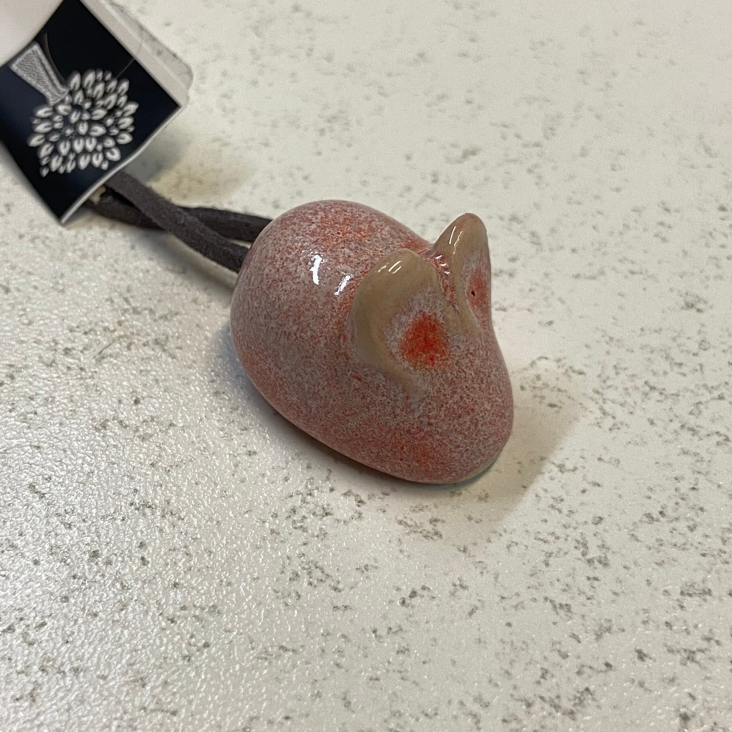 Handthrown Pottery Book Bunny Bookmark