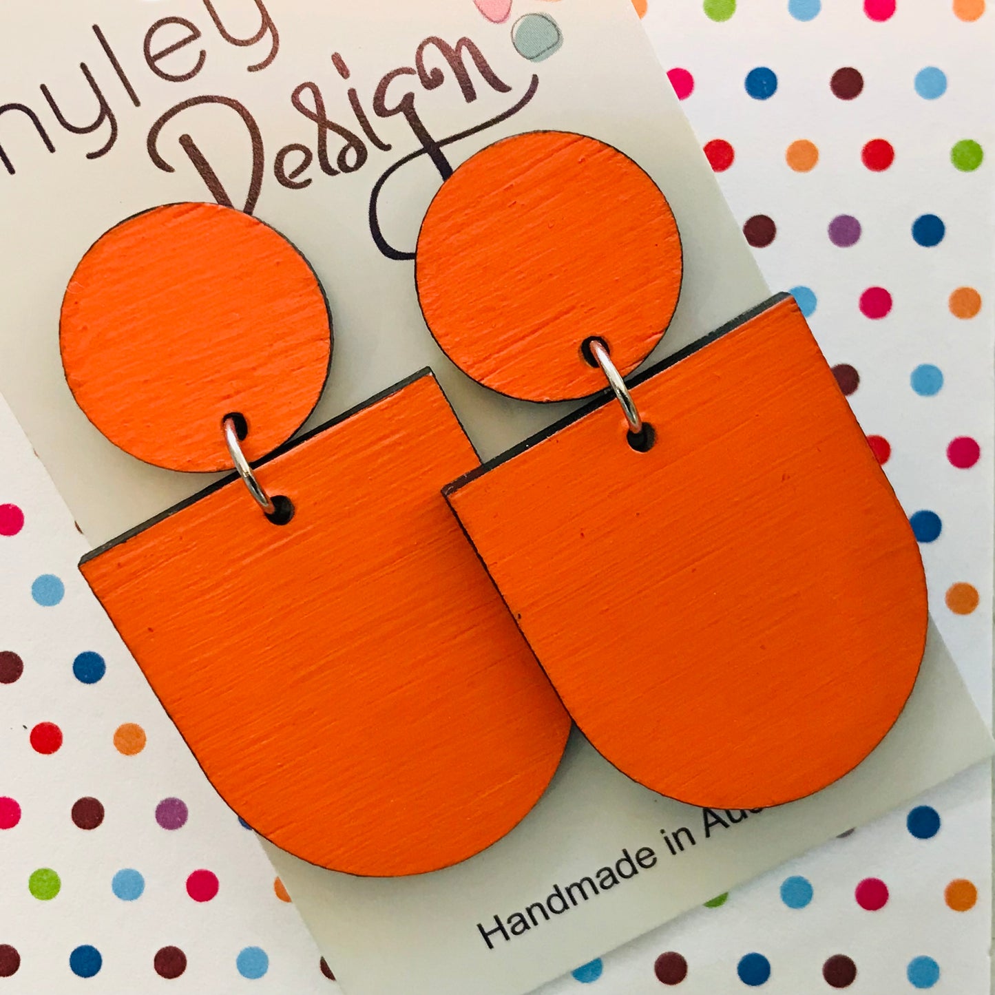Twin Drop Statement Earrings