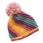 Crochet Wool Blend Beanies - various colours