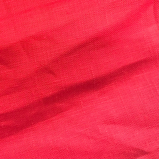 Custom Lamp Shade only - Basics - Linen / Chilli Red