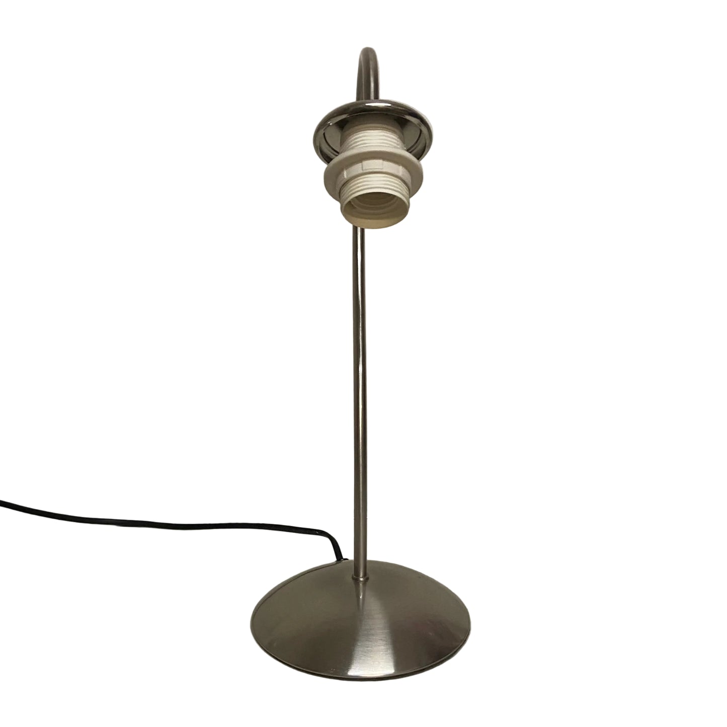 Lamp Base Only - Chrome Goose Neck Table Lamps (pair available)