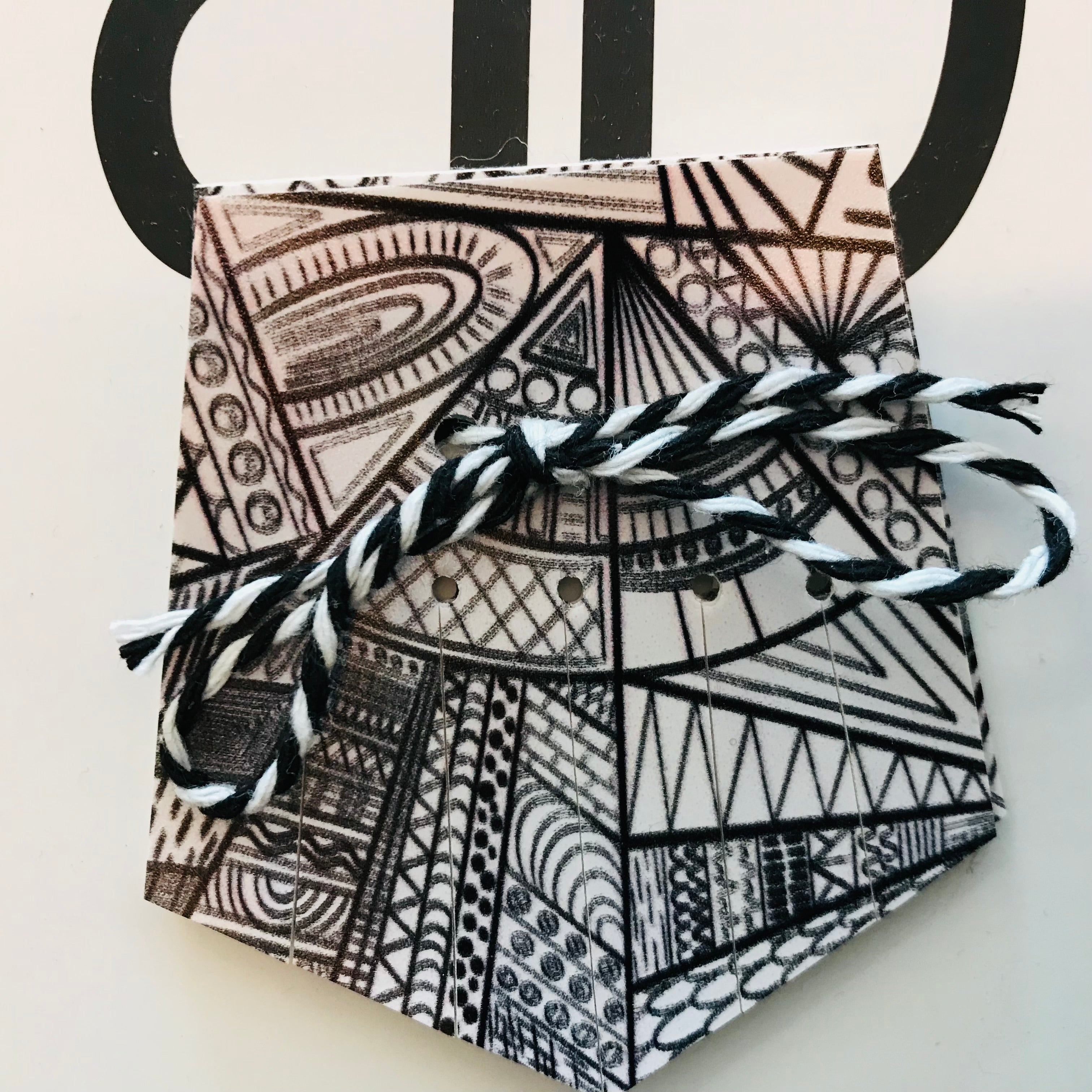 Hand painted leather, faux-leather, perspex & vinyl Shoe Tassel Fringe