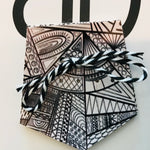 Hand painted leather, faux-leather, perspex & vinyl Shoe Tassel Fringe
