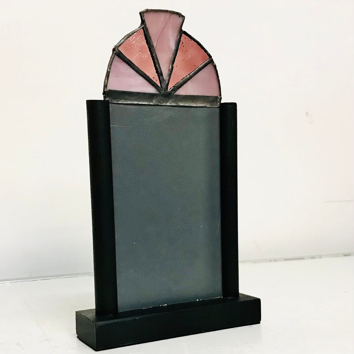Stained Glass Table Mirror