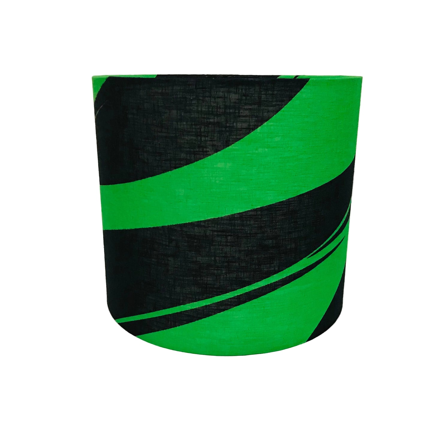 Green & Black Vintage Kimono Table Lamp
