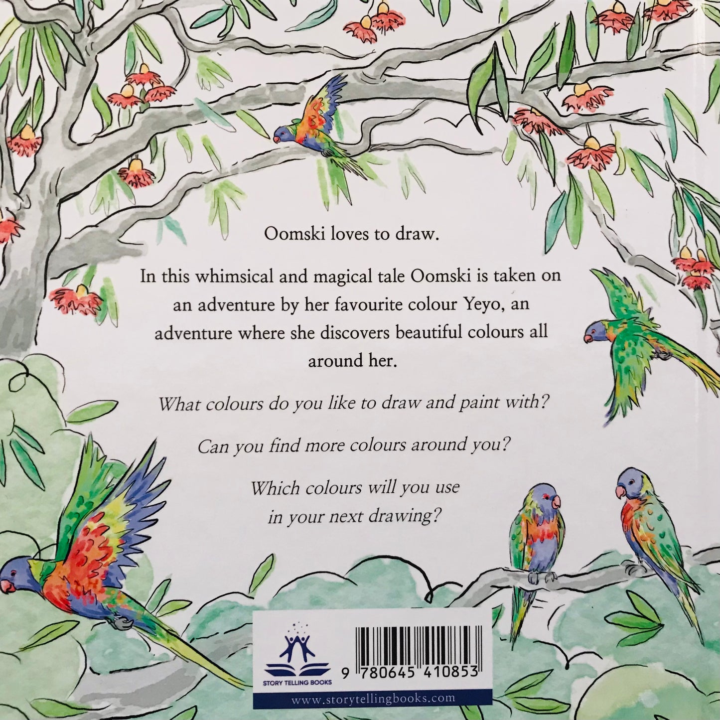 Oomski & Yeyo: An Adventure into Colour - Hardcover picture book by Margaret Dugdale