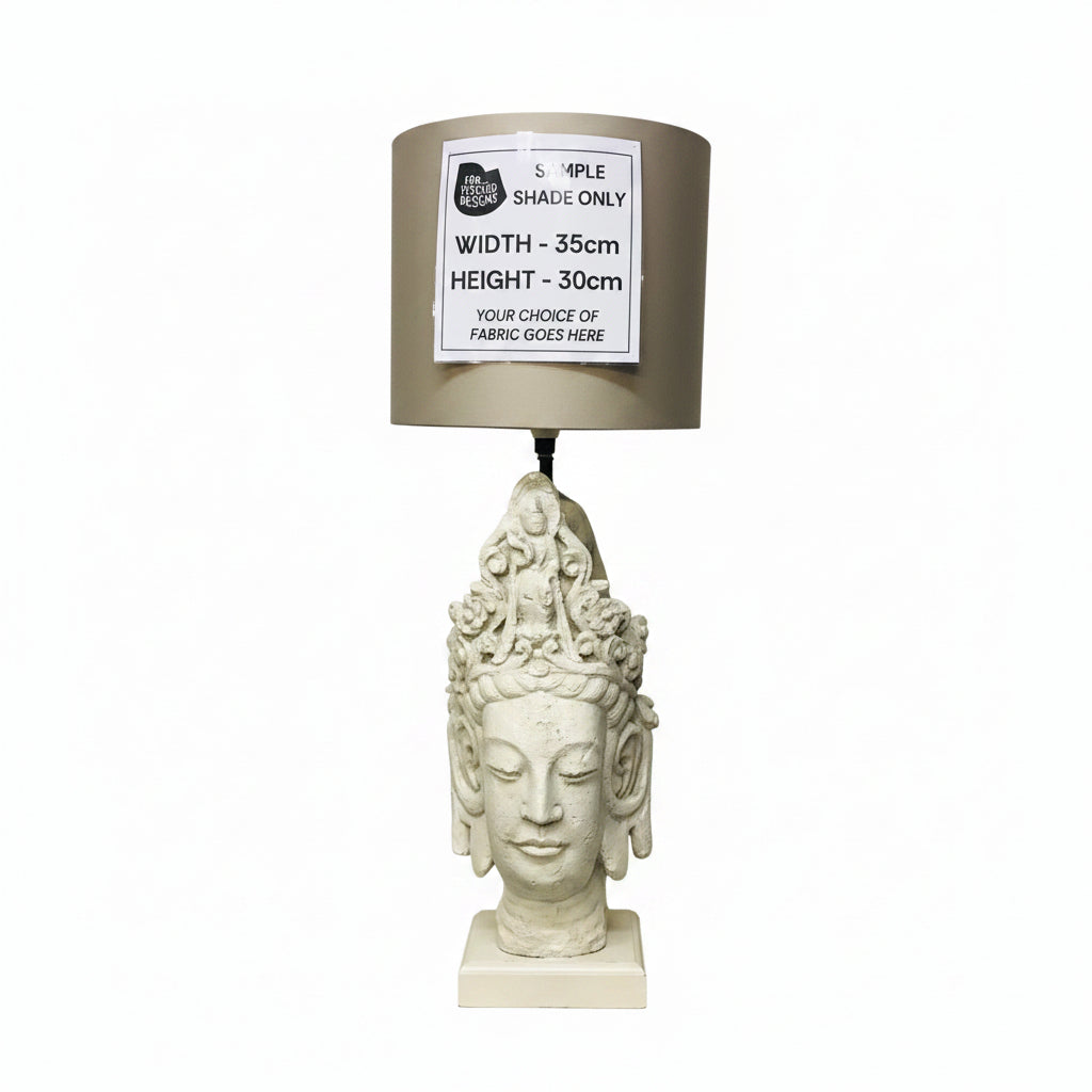 Lamp Base Only - Oversized 1968 Balinese Reproduction Sculpture Table Lamp